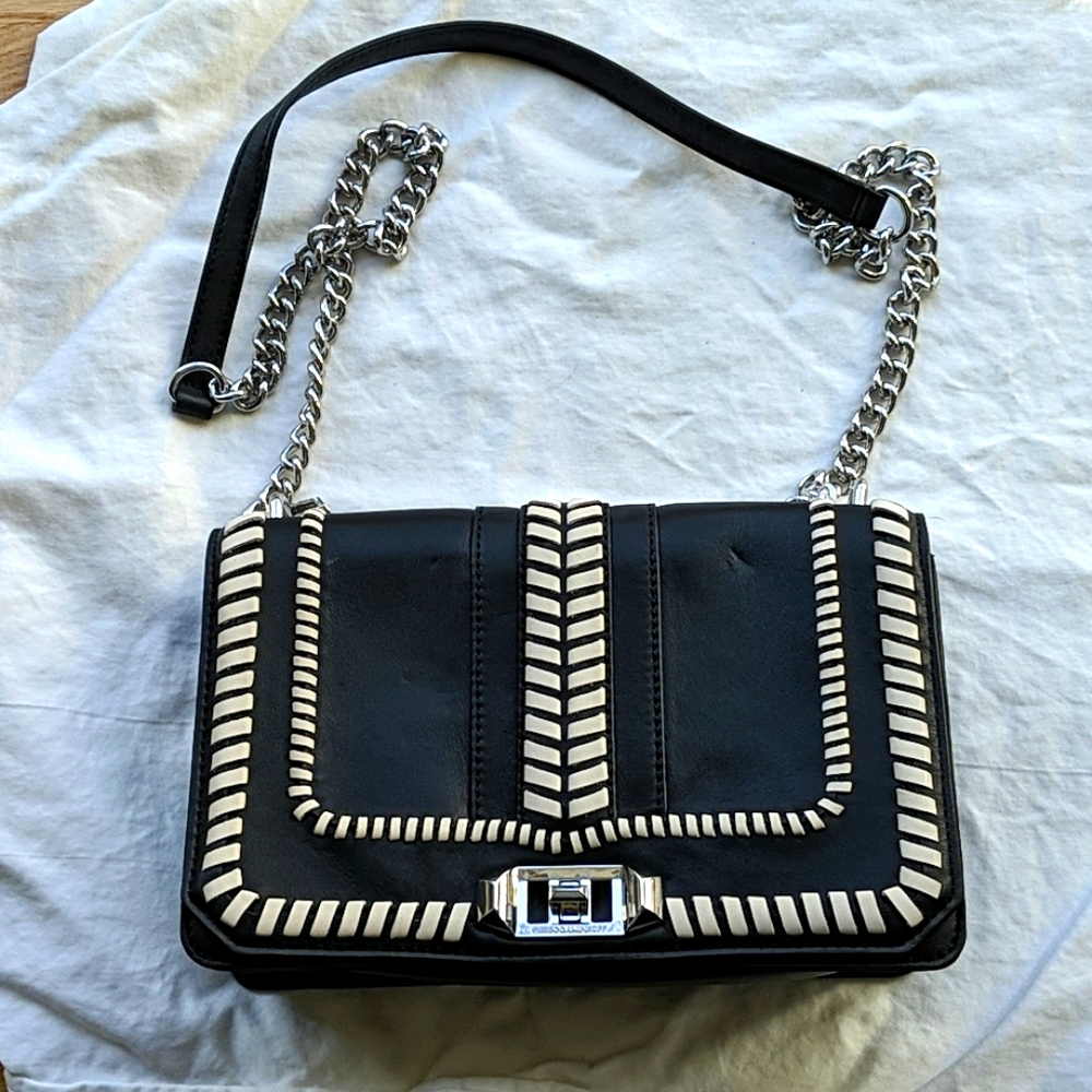 Rebecca Minkoff Whipstitch Love Cross Body Bag